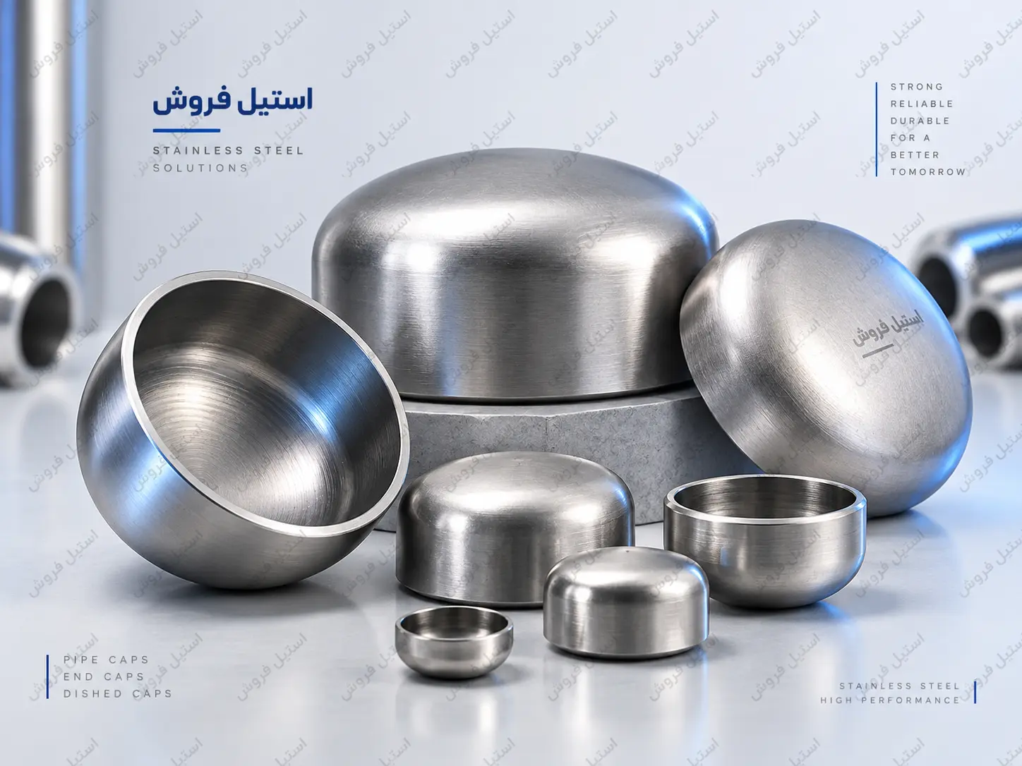 کپ عدسی با ابعاد و آلیاژهای مختلف