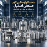 ساخت انواع ماشین آلات صنعتی استیل + ۱۰ دستگاه پول‌ساز برای بازار ایران | استیل فروش